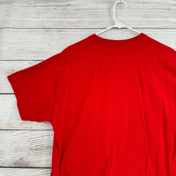 NFL Team Apparel Kansas City Chiefs T-Shirt‎ Men's Size L Red Short Sleeve - Picture 4 of 8